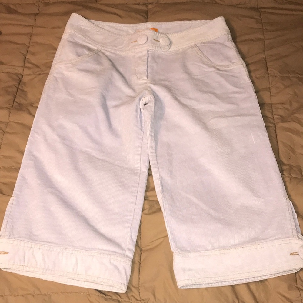 Lovely pastel purple corduroy long shorts